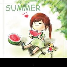 夏日吃瓜摸鱼指南,吃瓜摸鱼，享受清凉时光